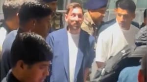 Lionel Messi Reaches Kolkata, Thousands Of Fans Welcome Argentine Icon