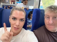Viral: Foreign Couple Travelling From Delhi To Jaipur Impressed With Indian Train Facilities