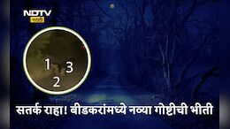 Viral Video: बीडकर दहशतीत, स्थानिकांना रात्री घराबाहेर न पडण्याचं आवाहन; धडकी भरवणारा VIDEO आला समोर