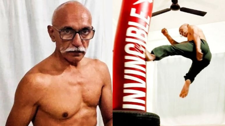 Video: 61-Year-Old Mahatma Gandhi-Lookalike Colonel's Kickass Workout