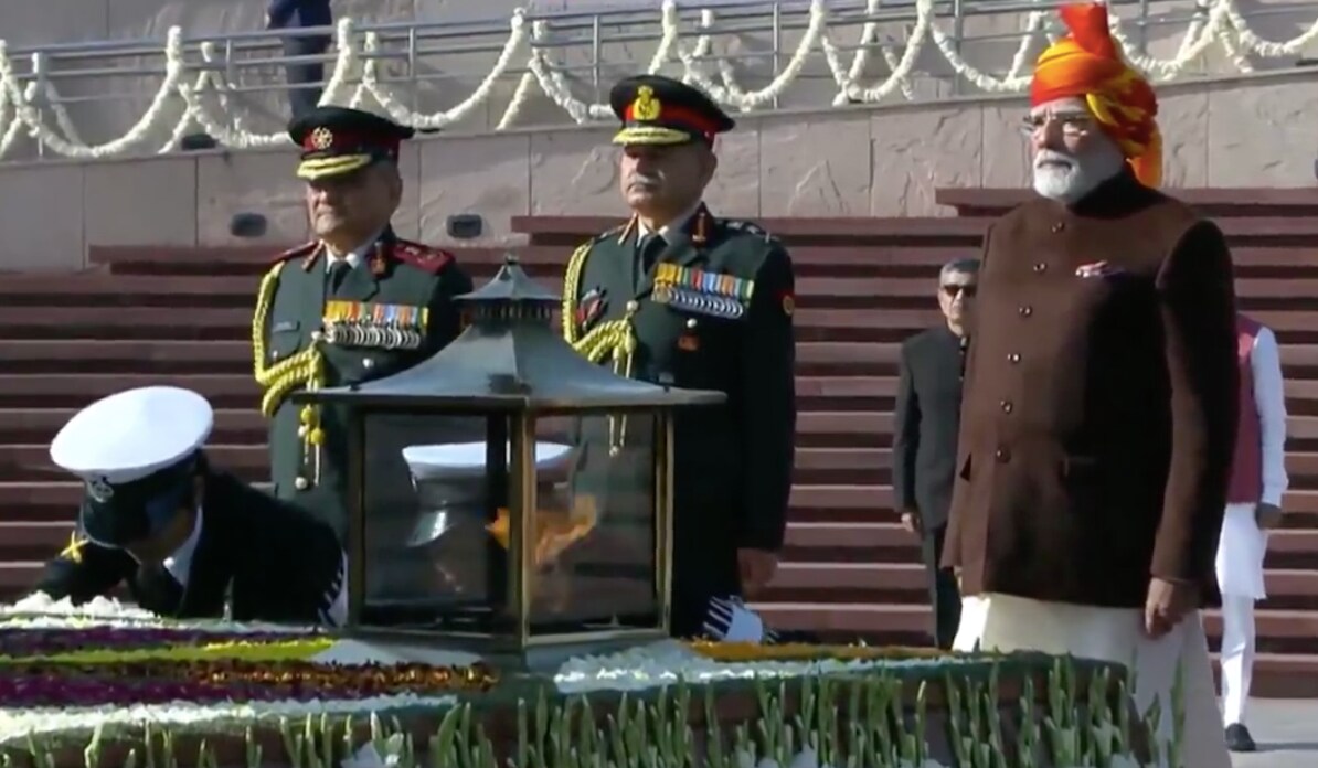 Republic Day 2025: PM Modi Pays Tributes At National War Memorial