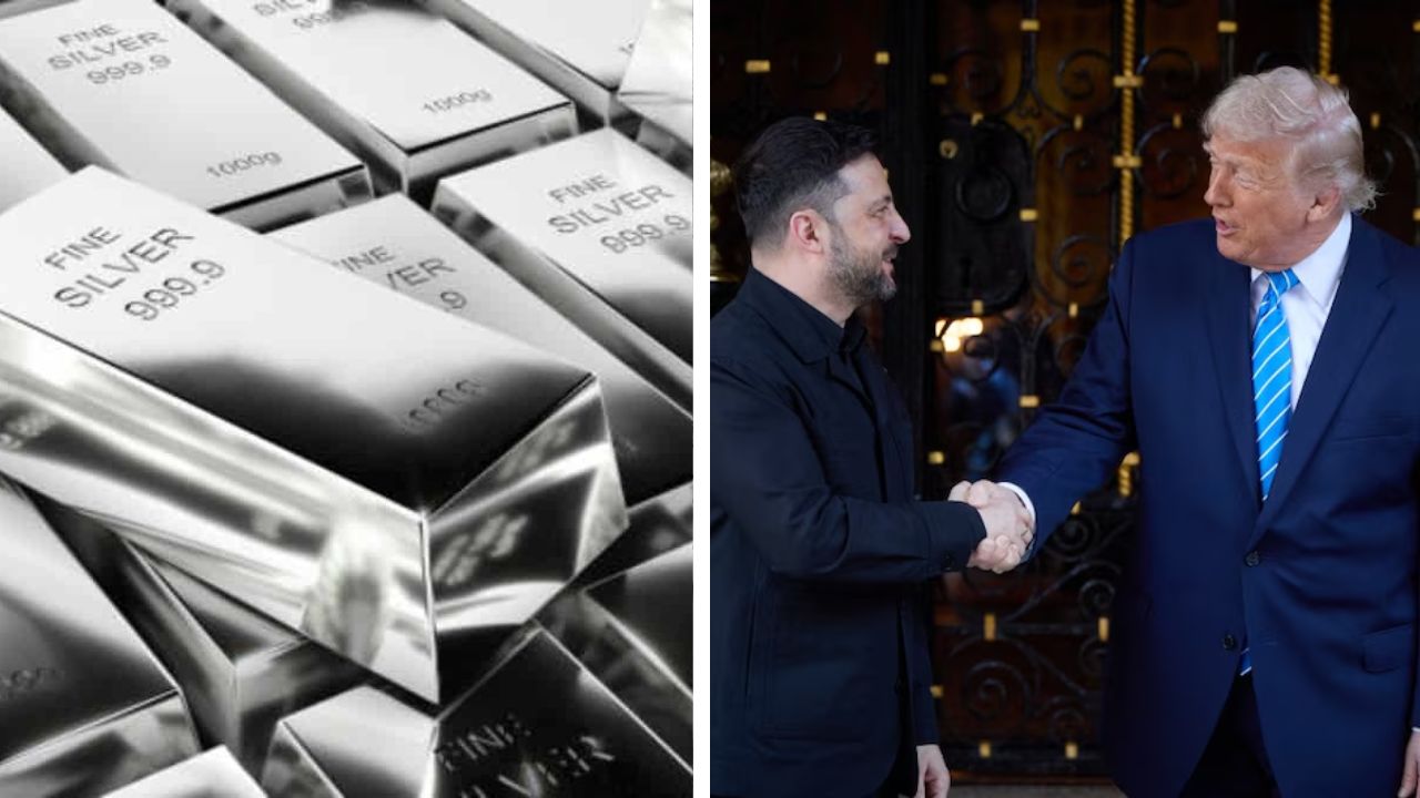 1 घंटे में 21,000 घटे दाम, ट्रंप और जेलेंस्की के पास आने की खबर से क्यों लुढ़क गई चांदी?