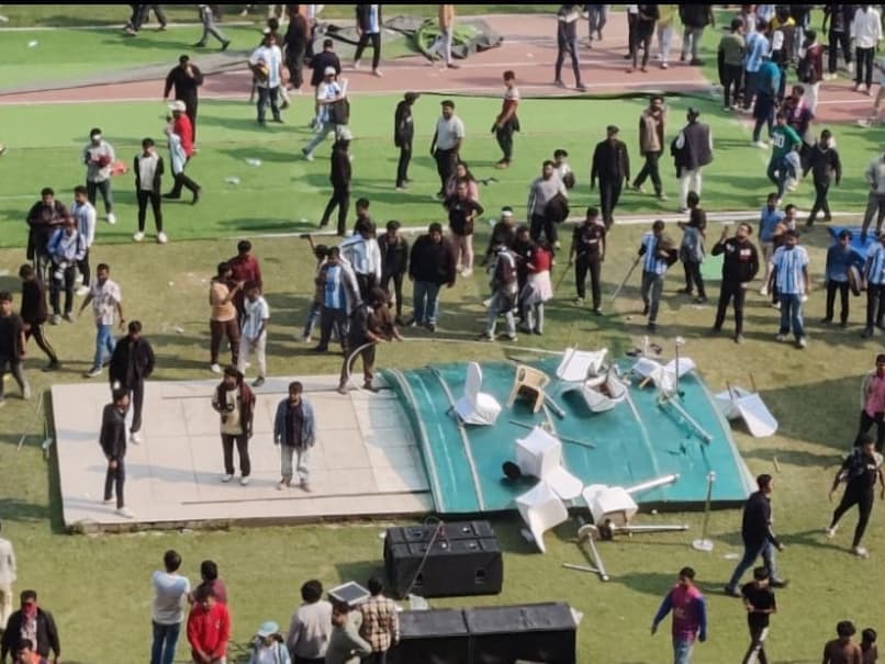 Watch: Fans On Rampage As Lionel Messi's Kolkata Tour Turns Ugly