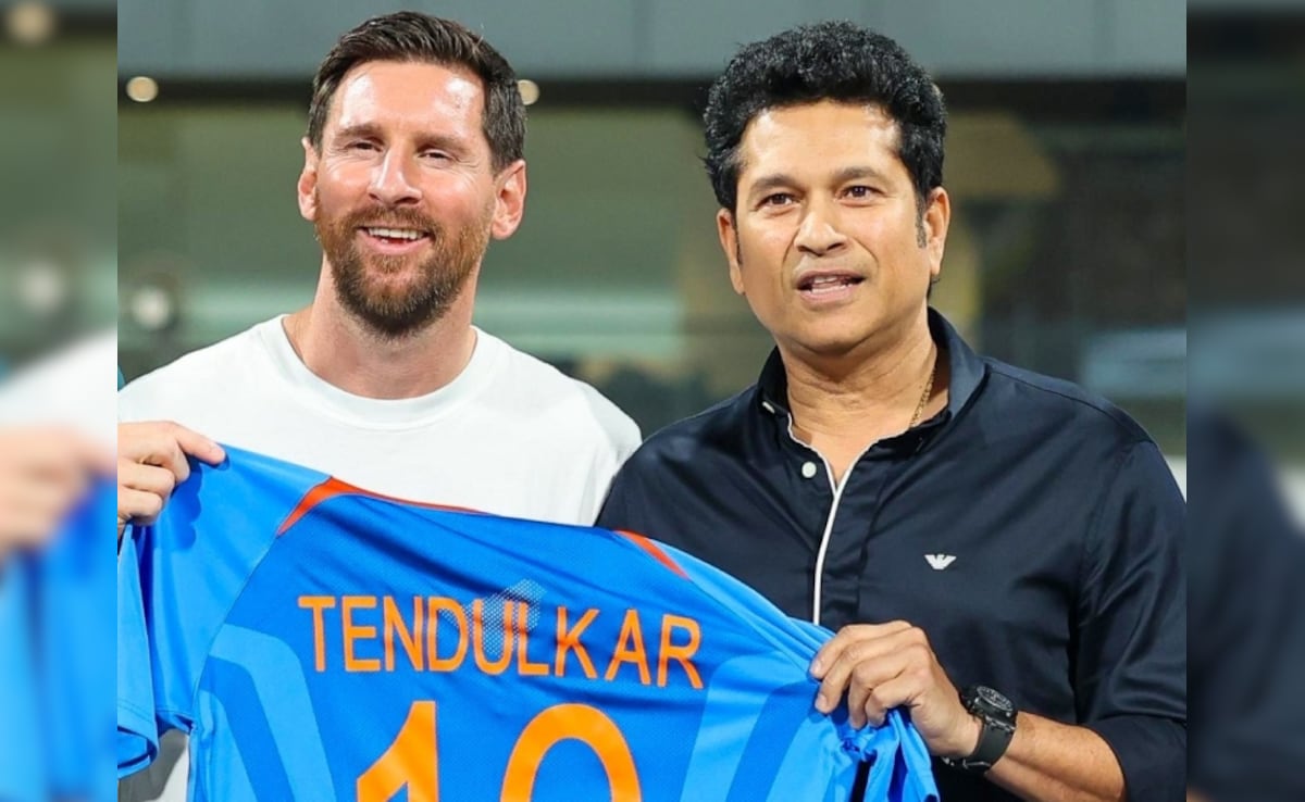 2 GOATS In 1 Frame! Wankhede Stands To Epic Lionel Messi, Sachin Tendulkar Meet