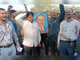 भाजपा नेता के विवादित बयान से बवाल, दलित समाज ने थाने में फेंकी चूड़ियां; गिरफ्तारी की मांग