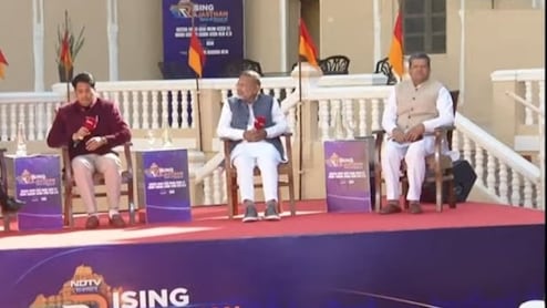NDTV Rising Rajasthan Conclave: भजनलाल सरकार के तीन मंत्री NDTV कॉन्क्लेव के मंच पर, अंता चुनाव हार से लेकर सोलर एनर्जी पर क्या बोले ?&nbsp;