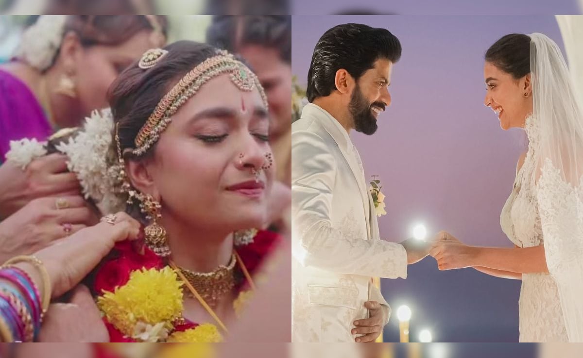 A Sweet Kiss, Few Tears And Family Moments: Keerthy Suresh's First Wedding Anniversary Post Is All Heart