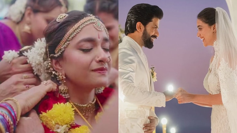A Sweet Kiss, Few Tears And Family Moments: Keerthy Suresh's First Wedding Anniversary Post Is All Heart