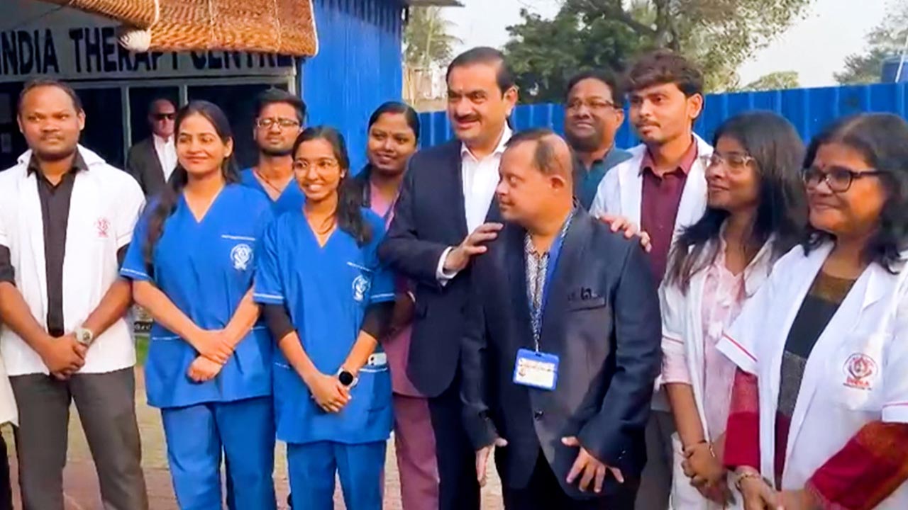 Gautam Adani Inaugurates Vocational Training for Differently Abled in Dhanbad, Meets Children