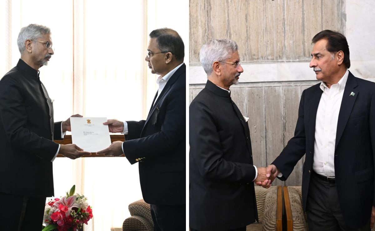 S Jaishankar Meets Tarique Rahman, Pak Speaker At Khaleda Zia's Funeral