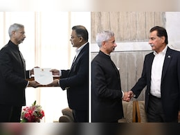 S Jaishankar Meets Tarique Rahman, Pak Speaker At Khaleda Zia's Funeral