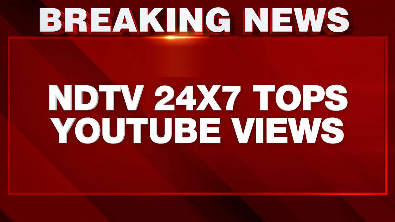 NDTV 24x7 Leads YouTube Viewership, Tops TV And Digital In November