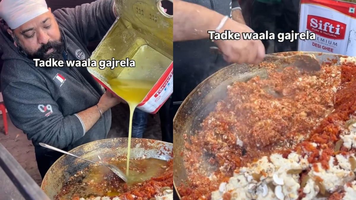 Watch: Punjab Vendor Prepares <i>"Tadke Wala Gajrela"</i>, Foodies Do Not Approve