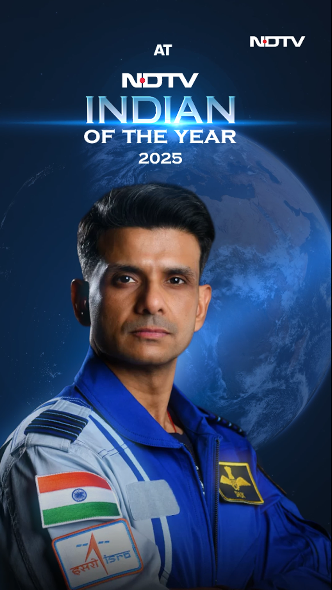 Watch India's Space Hero Shubhanshu Shukla At NDTV Indian Of The Year 2025