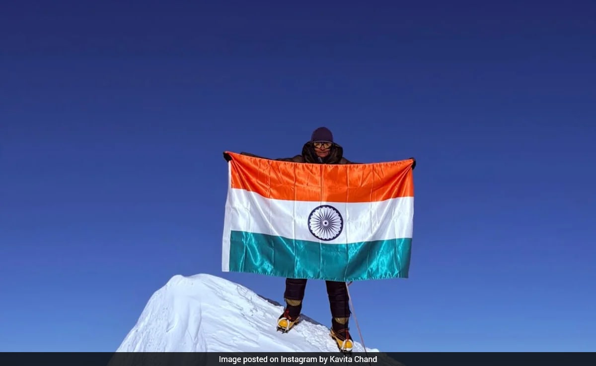 Uttarakhand's Kavita Chand Scales Antarctica's Highest Peak Mount Vinson