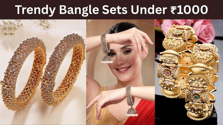 Bangle Set Under 1000: इन ट्रेंडी बैंगल सेट के साथ अपने लुक में लगाएं चार चांद, स्टाइलिश के साथ अफोर्डेबल भी