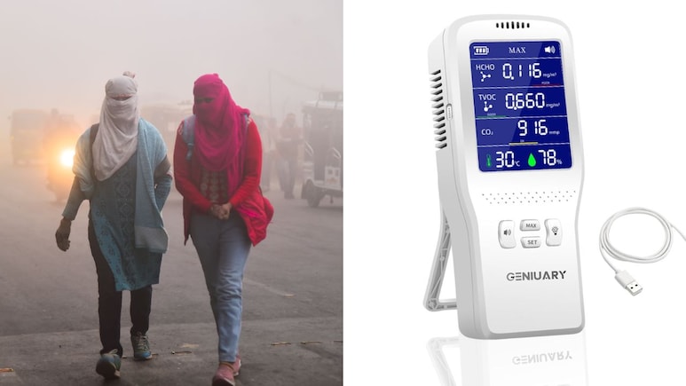 बचना है प्रदूषण से? Amazon का पोर्टेबल Air Quality Monitor करेगा मदद