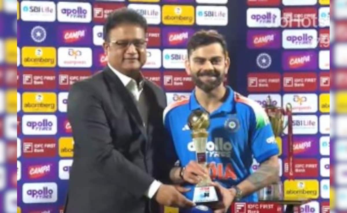 मैं शुक्रगुजार हूं..., प्लेयर ऑफ द सीरीज अवार्ड जीतने के बाद विराट कोहली का इमोशनल बयान