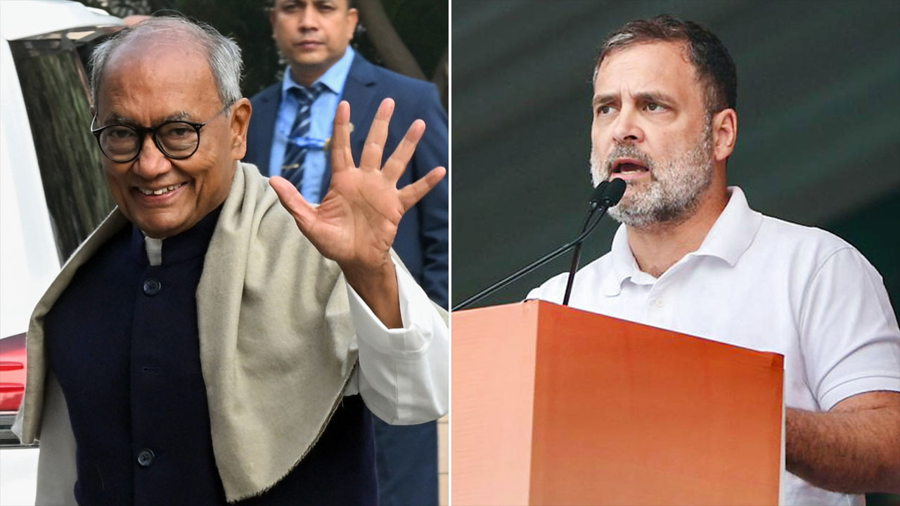 Rahul Gandhi's "Mischief" Banter With Digvijay Singh Day After 'RSS-BJP' Post