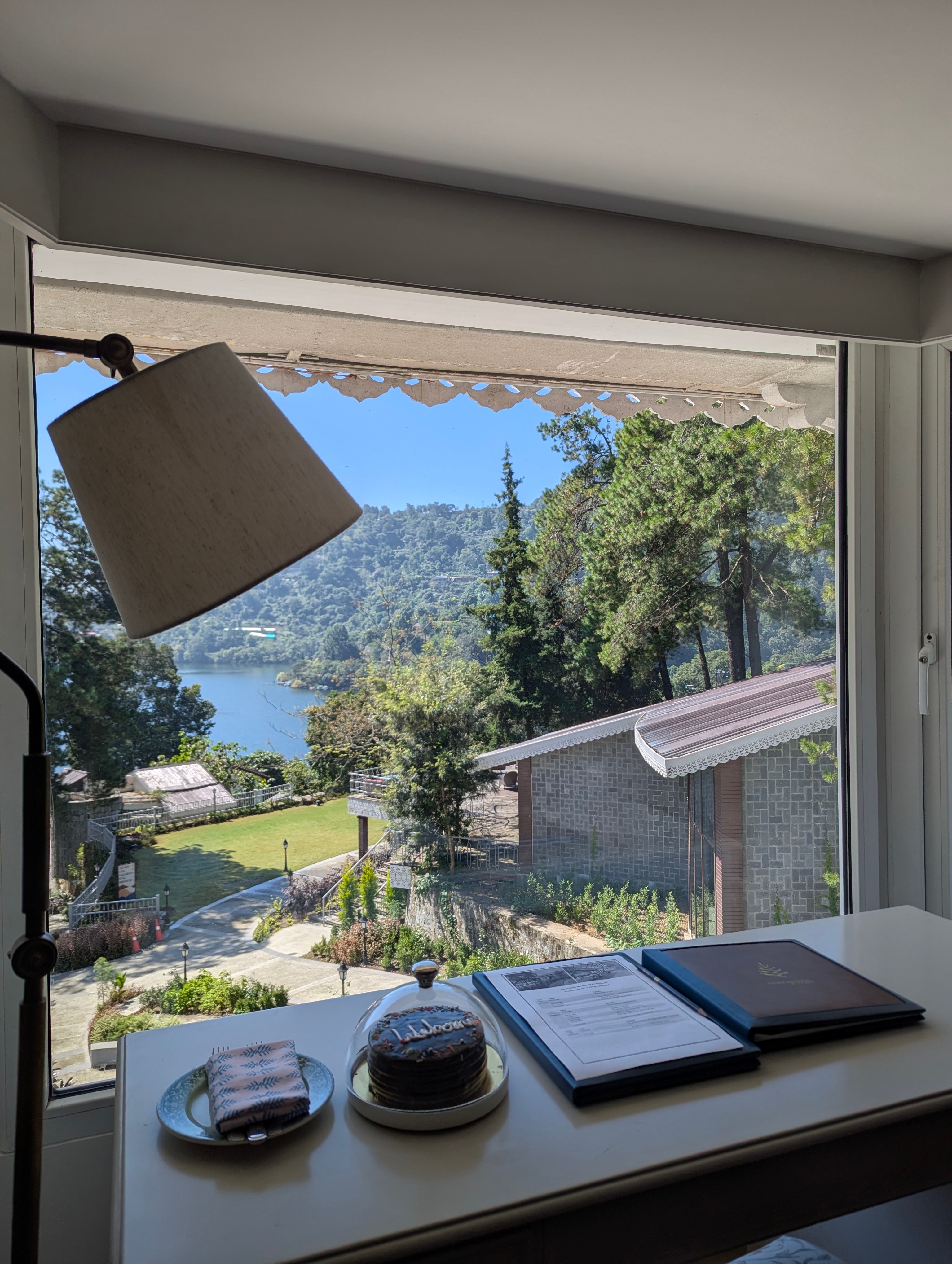 From the lake-view room. Photo: Author From the lake-view room. Photo: Author