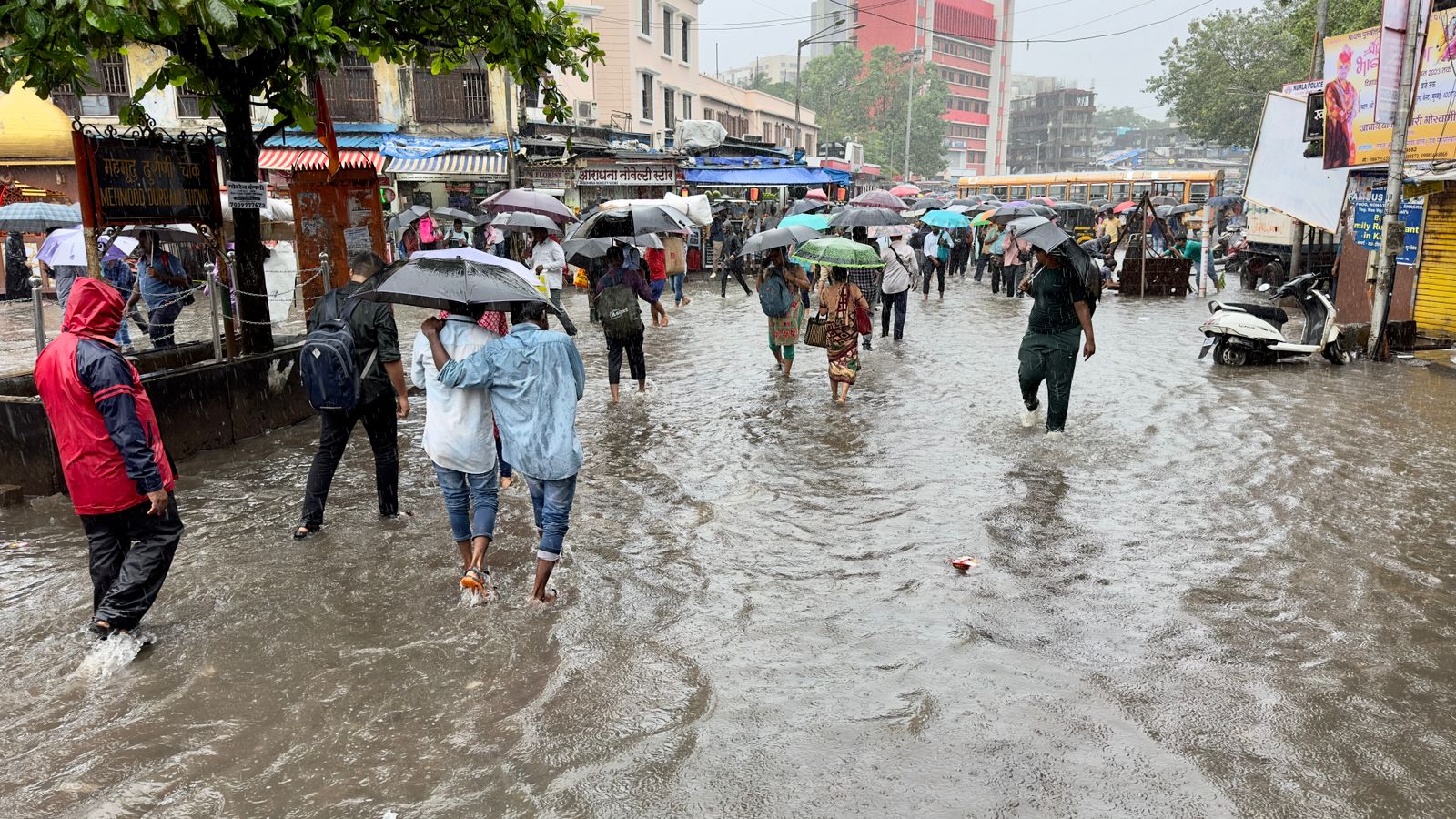 Incessant Rains In Mumbai; IMD Forecasts Heavy To Very Heavy Showers