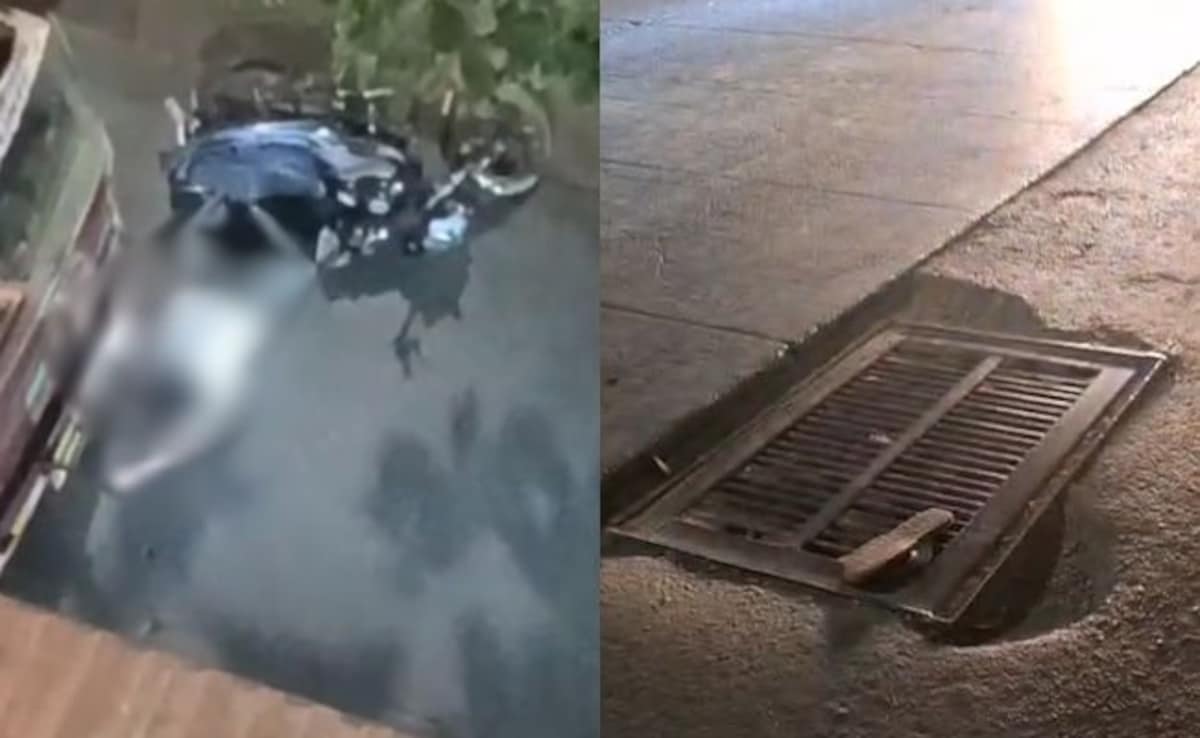 Biker Falls Due To Manhole In Thane, Gets Crushed By Speeding Truck