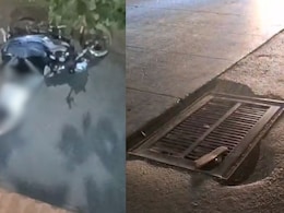 Biker Falls Due To Manhole In Thane, Gets Crushed By Speeding Truck