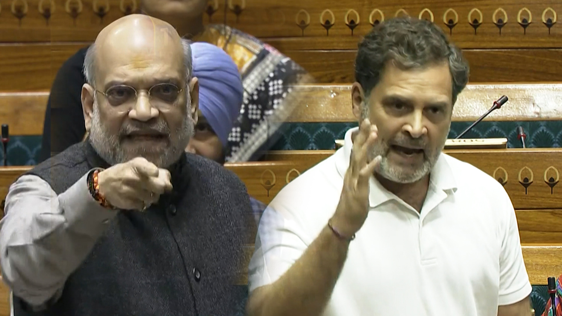"Amit Shah Ji, I Challenge You": Rahul Gandhi vs Home Minister In Parliament