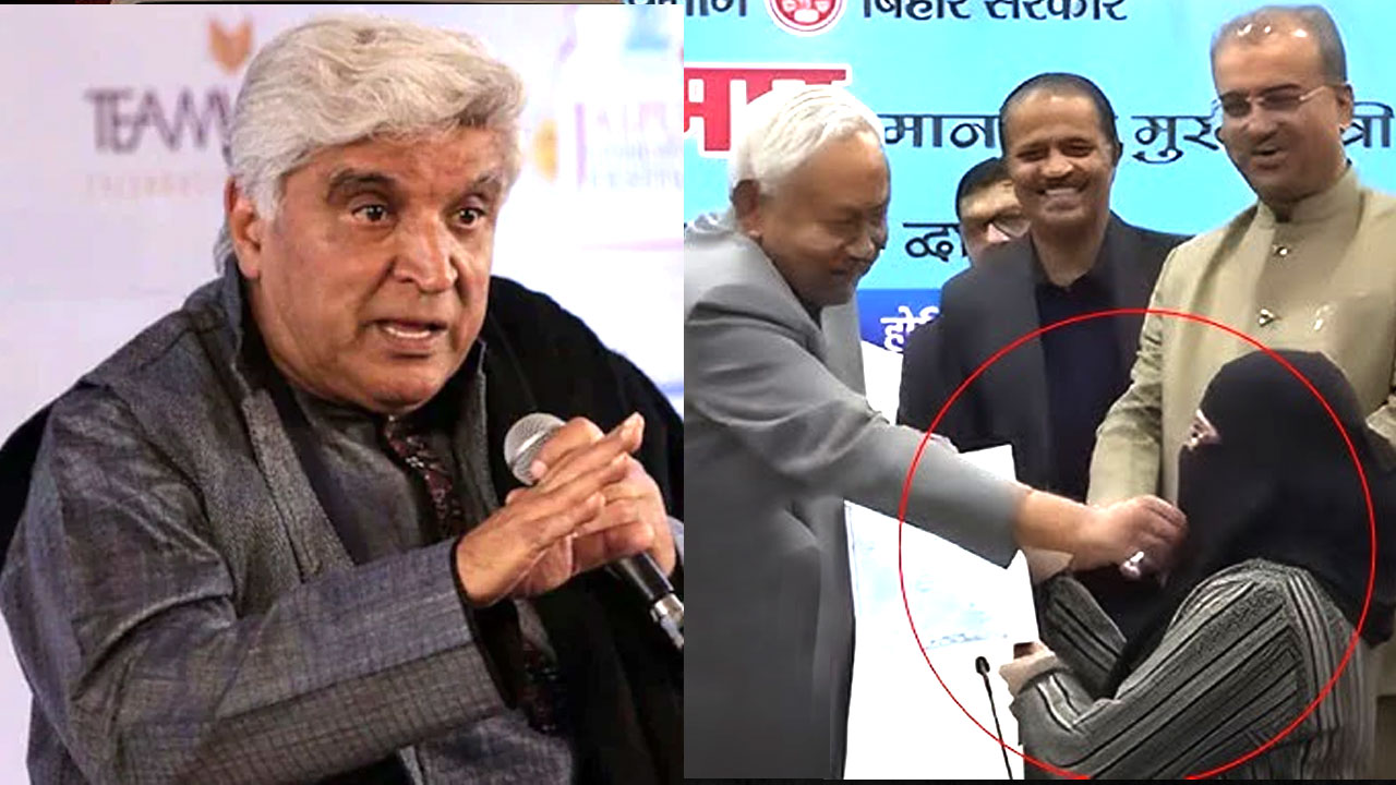 "Against Pardah, But...": Javed Akhtar Slams Nitish Kumar Amid Hijab Row