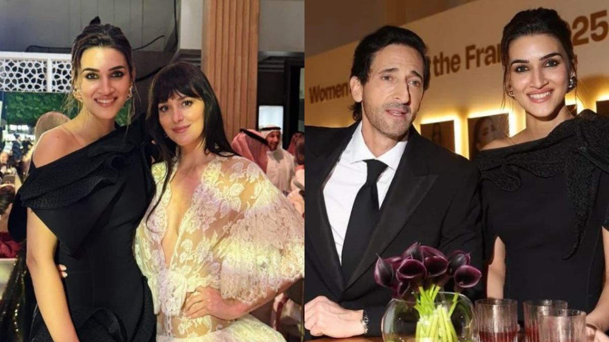 Kriti Sanon Poses With Dakota Johnson And Adrien Brody At Red Sea Film Festival 2025. See Viral Pic