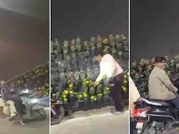 राष्ट्र प्रेरणा स्थल के बाहर 'गजब' की लूट! स्कूटर पर लाद ले गए गमले, देखिए वीडियो
