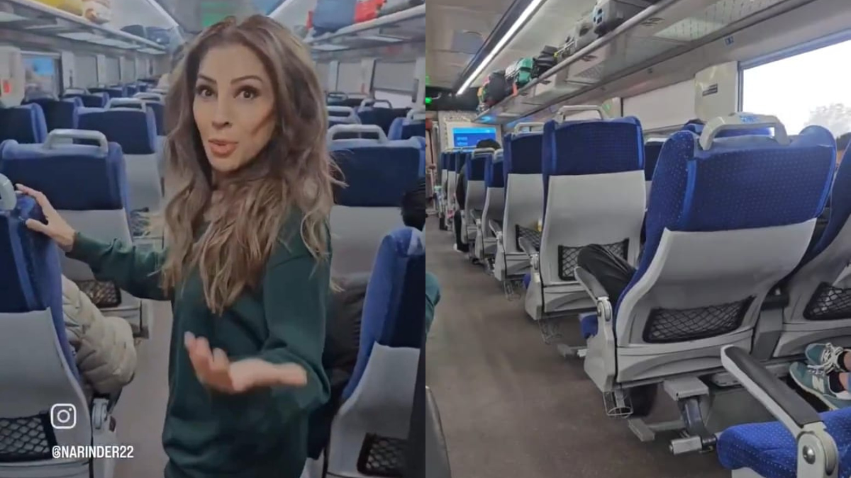 Viral Now: British TV Personality Wowed By Cleanliness And Food On Vande Bharat Train