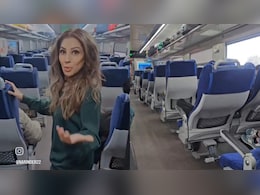 VIDEO: वंदे भारत में जैसे ही घुसी ब्रिटिश एक्ट्रेस, फटी रह गई आंखें, कही ऐसी बात कि आपको भी होगा गर्व