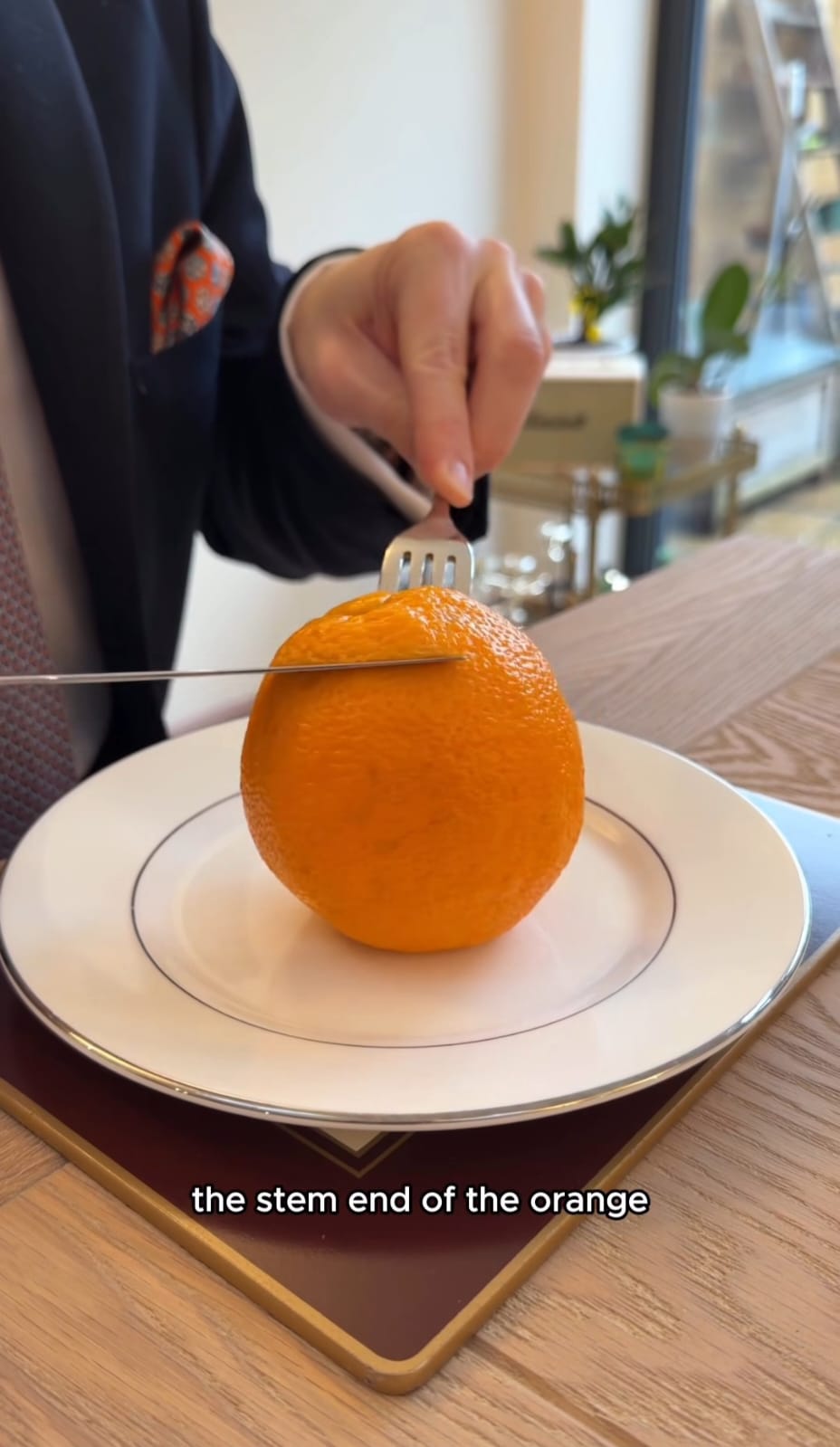 Etiquette Coach Teaches How To Formally Eat An Orange, Internet Reacts