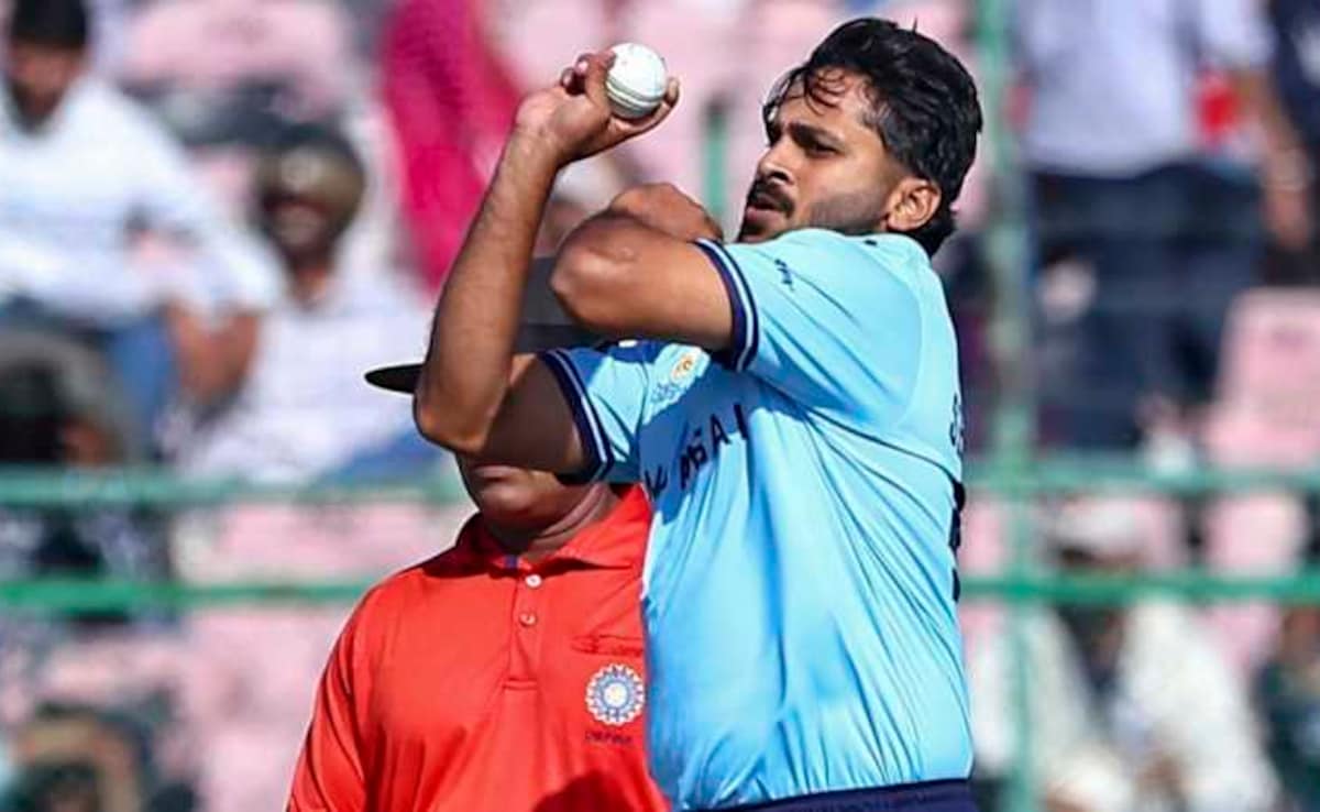 Mumbai Skipper Shardul Thakur "Lords" Over Chattisgarh In Vijay Hazare Trophy Game