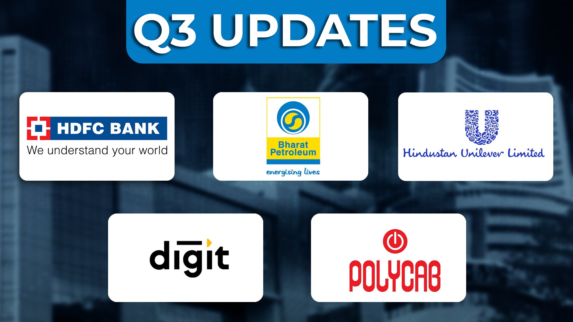 Q3 Results Updates: BPCL Profit Nearly Doubles; Hindustan Unilever Profit Rises 19%