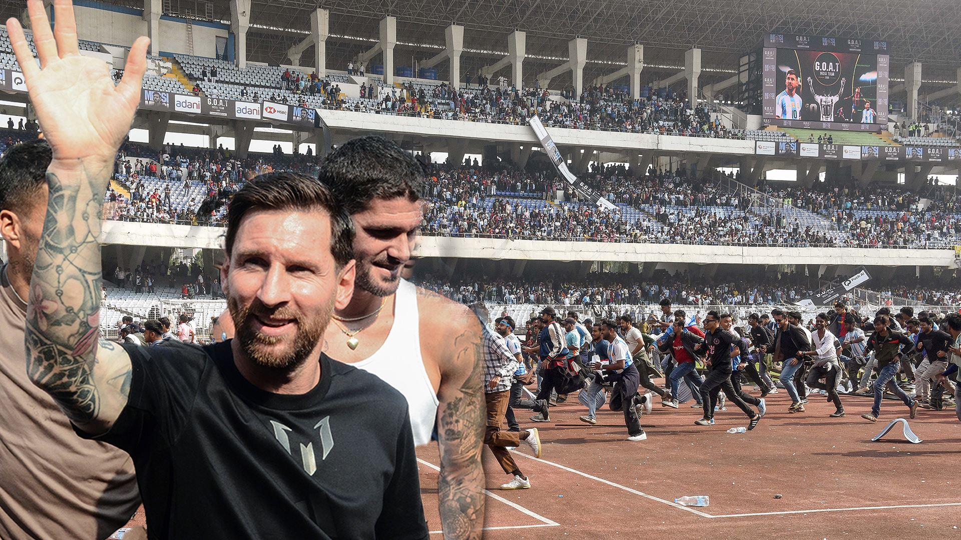 Messi's Brief Kolkata Visit Triggers Chaos at Salt Lake Stadium