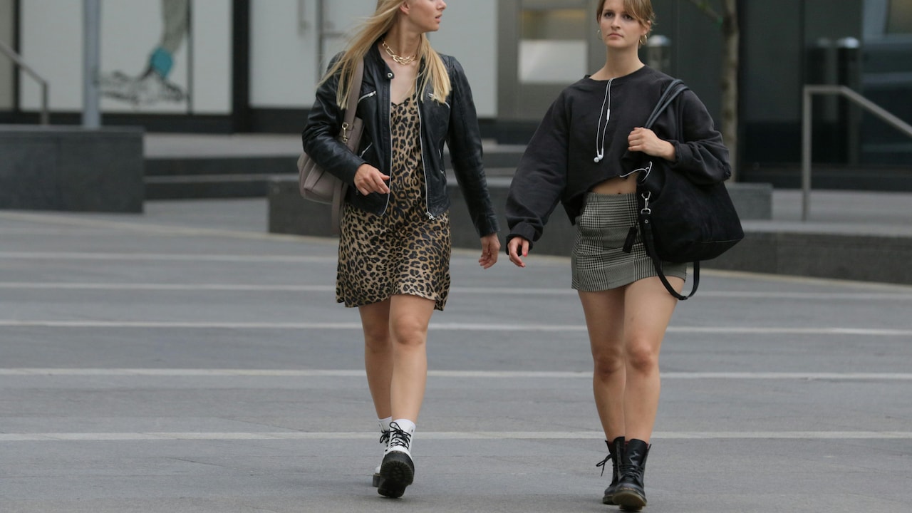 Winter layering guide for short skirts: Tops, chains, hoops, boots and coats