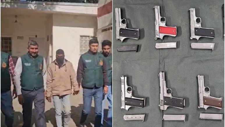 दिल्‍ली में मिला ऑटोमैटिक पिस्टल का जखीरा, गैंगस्टर्स को हथियार देने आया मध्‍य प्रदेश का सप्‍लायर अरेस्‍ट