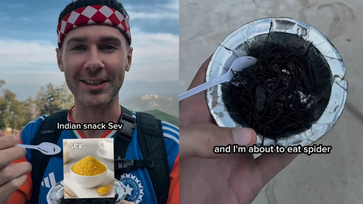 Viral Now: British Vlogger Tastes Crunchy Spiders In Nagaland, Says It Reminds Him Of Sev