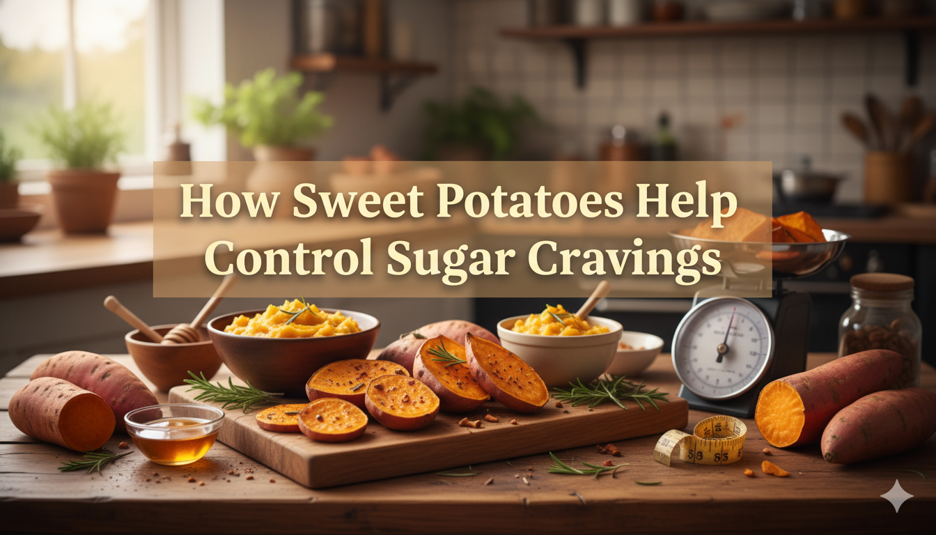 How Sweet Potatoes Help Control Sugar Cravings And Support Weight Loss