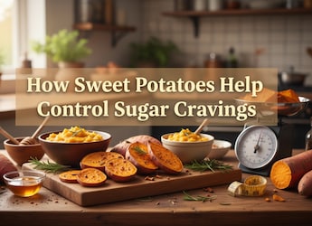 How Sweet Potatoes Help Control Sugar Cravings And Support Weight Loss