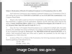 SSC CGL Tier 1 Exam 2025: Result Out, Download Directly Here
