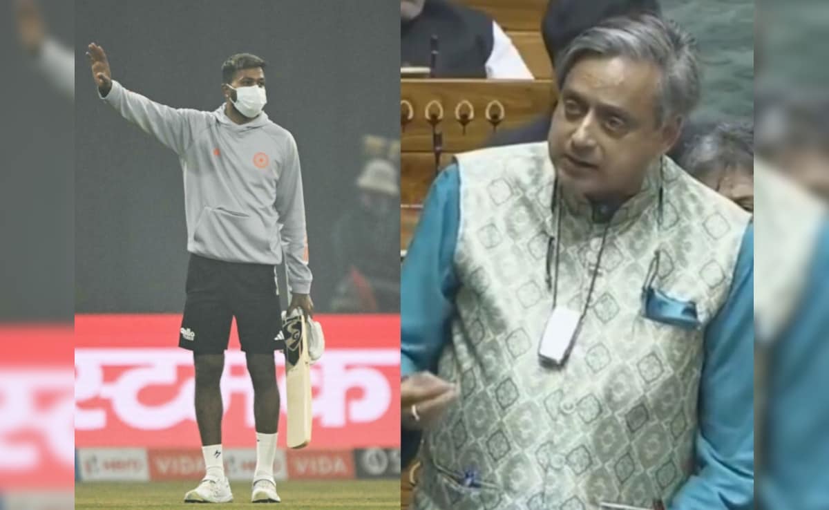 "Dense Smog, AQI Of 411": Shashi Tharoor Introspects As India vs SA T20I Gets Abandoned In Lucknow