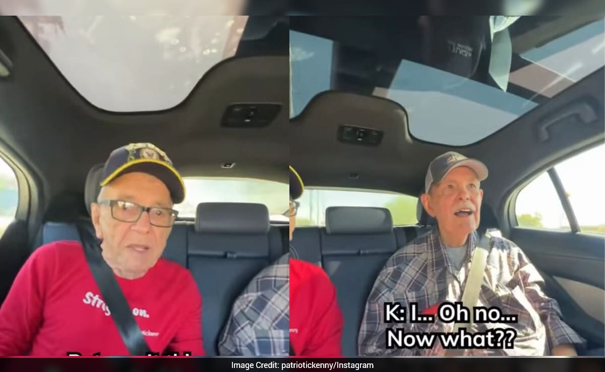 Elderly Men's First Driverless Car Ride Wins Hearts