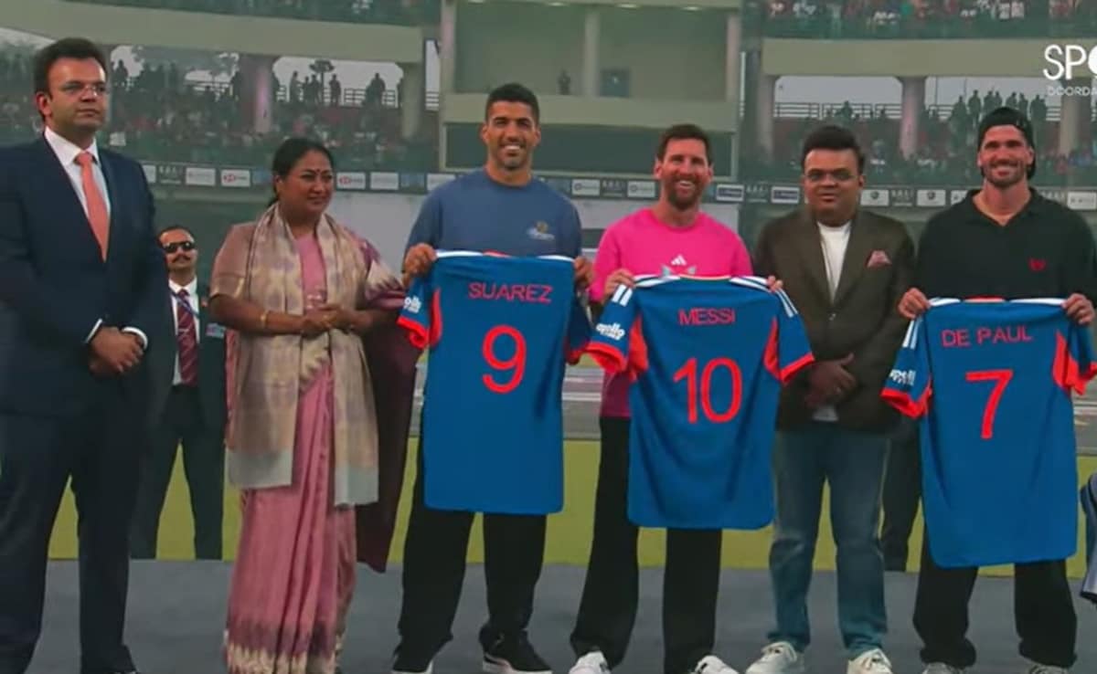 Lionel Messi GOAT Tour Of India Live Updates: Jay Shah Gifts Football Great T20 World Cup Ticket