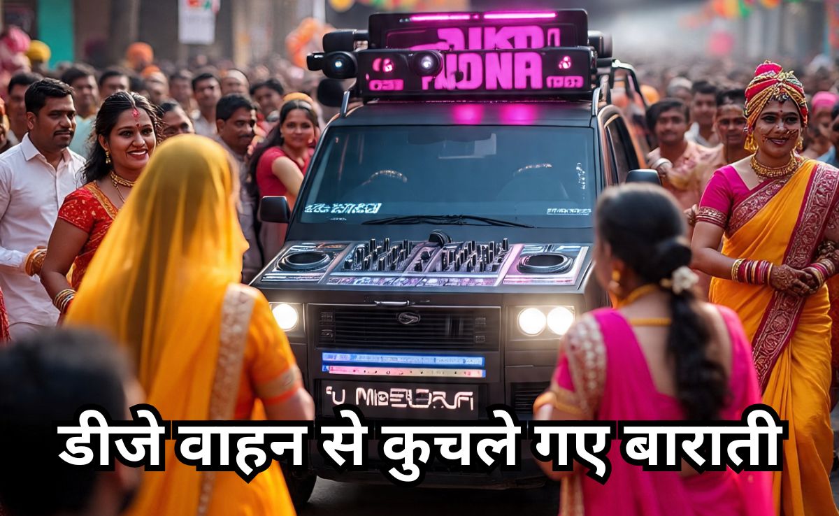 DJ की धुन पर झूम रहे ताऊ पर डीजे वाले बाबू ने चढ़ा दी कार, मातम में बदली खुशियां, 4 बाराती भी कुचले गए