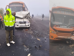 मां की अस्थियां लेकर जा रहे 3 बेटे समेत चार की मौत, बुंदेलखंड एक्सप्रेसवे पर स्लीपर बस ने मारी बोलेरो को टक्कर