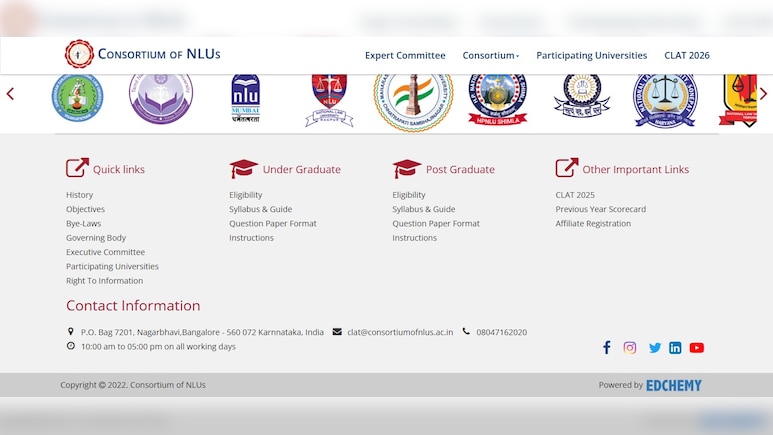 CNLU To Release Provisional Answer Key For Common Law Admission Test 2026