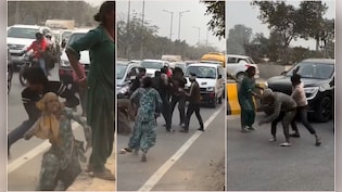 नोएडा में बीच सड़क पर दे दनादन...महिलाओं को भी बेरहमी से पीटा, जानिए पूरा मामला